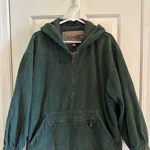 Express corduroy pull over jacket